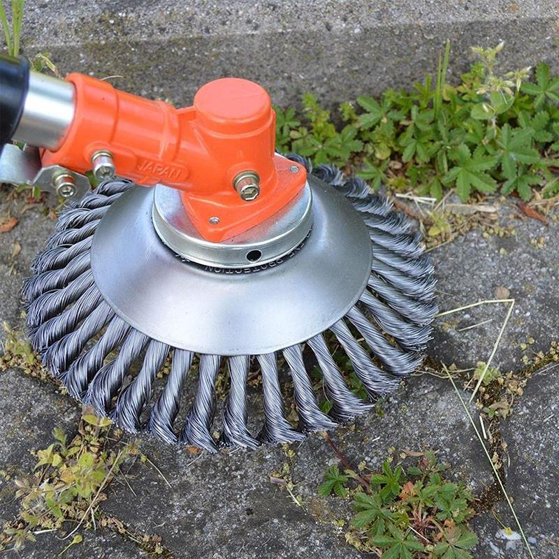 Gardening Tools For Weeds - Stahldraht-Unkrautrad für den Garten, Rostentfernungswerkzeug, gedrehter