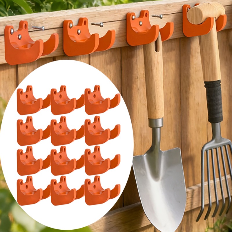 Gardening Tools Range - 2-10 Stück Hochbelastbare Gartenwerkzeughalterung Wandmontierte Haken