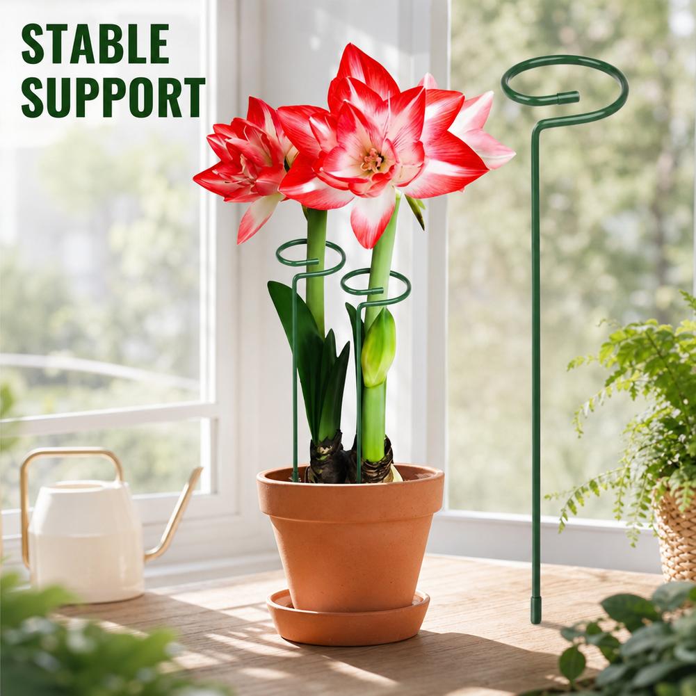 Gardening Tools Range - Metall-Pflanzenstützstäbe Garten-Blumenstiel-Kletterhilfen Rostfreie Anti-Drop-Halterungen für Topfpflanzen