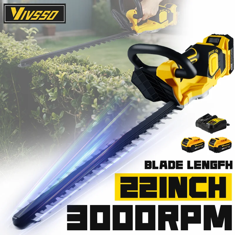 Gardening Tools Rake - VIVSSO Akku-elektrischer Heckenschere, Rasenmäher, Haushaltsstrauch, Jäten,
