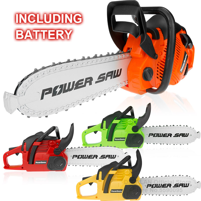 Gardening Tools For 10 Year Olds - Elektrische Spielzeug-Kettensäge für Kinder, Spielzeugwerkzeuge, Power-Kettensägen,
