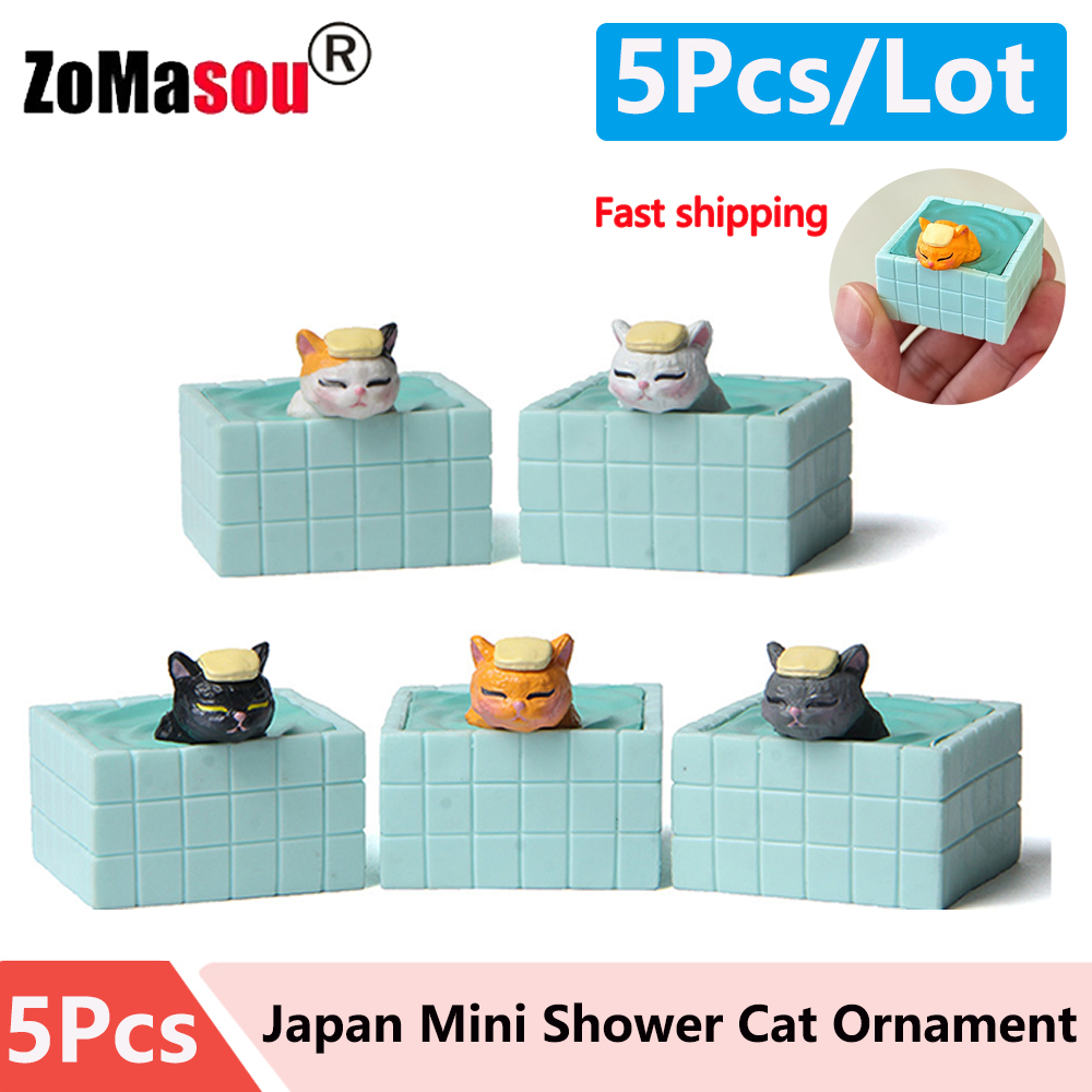 Gardening Tools For 10 Year Olds - Mini Dusche Katze Ornament Miniatur Figuren
