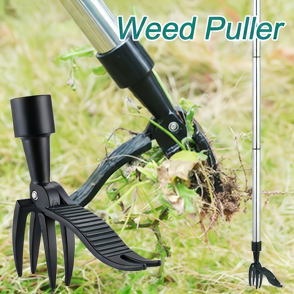 Gardening Tools For Weeds - 1 Stück Hochleistungs-Unkrautentferner aus Metall, vertikal,