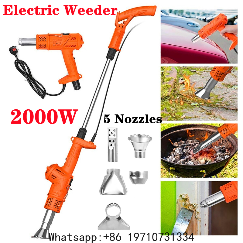Gardening Tools For Weeds - Elektrischer Unkrautbrenner 2000W Garten-Unkrautvernichter Thermischer Unkrautstab