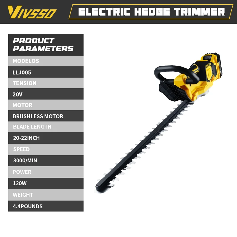 VIVSSO Akku-elektrischer Hecke – Gardening Tools Rake Bewertung und Preis