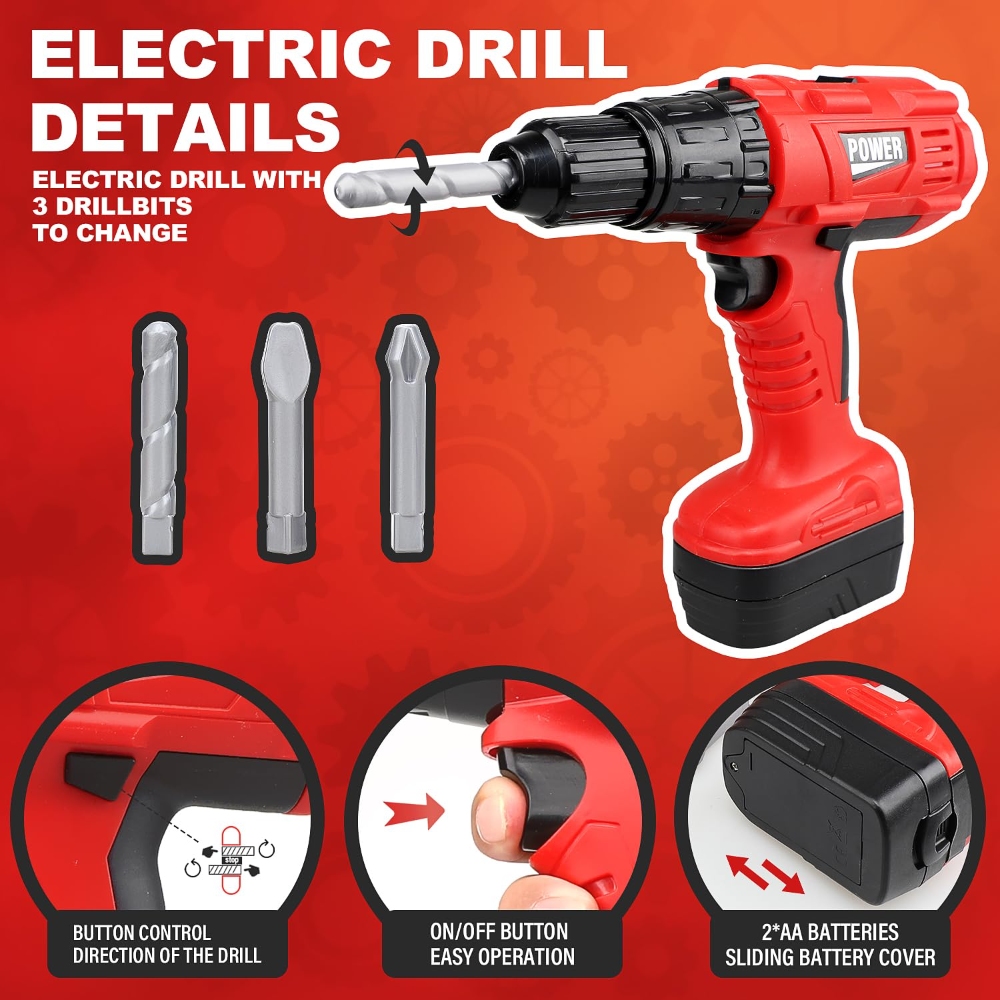 Kinder-Werkzeugset mit elektri – Gardening Tools For 10 Year Olds Bewertung und Preis